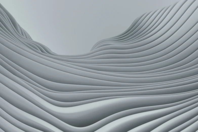 an artistic po of wavy lines on a grey background
