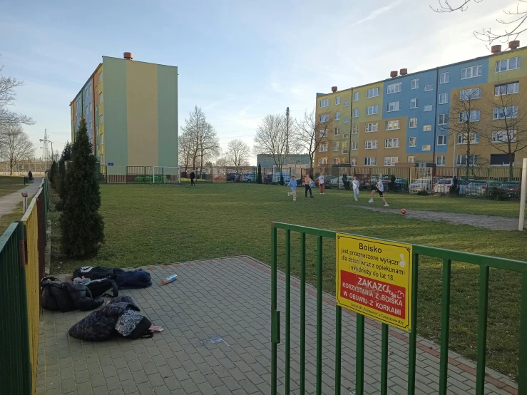 an area with a lot of people walking around