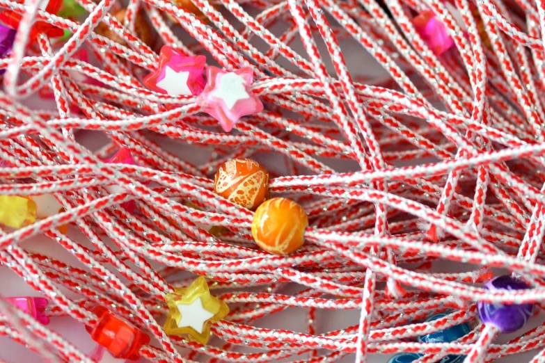 candy on sticks with several star shaped candies