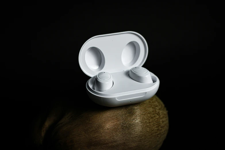 an apple has two airpods in it