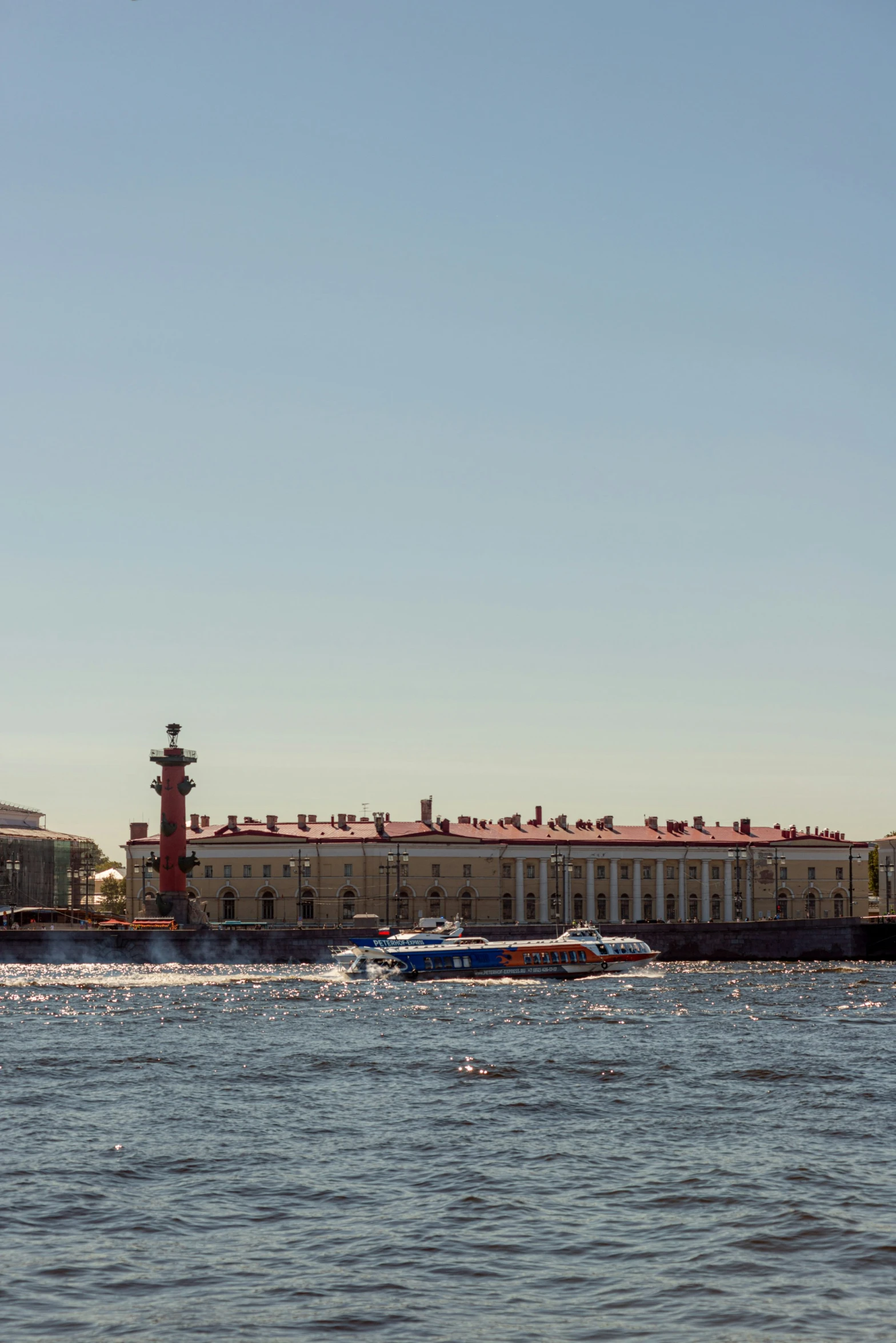 there are several boats sailing along the water