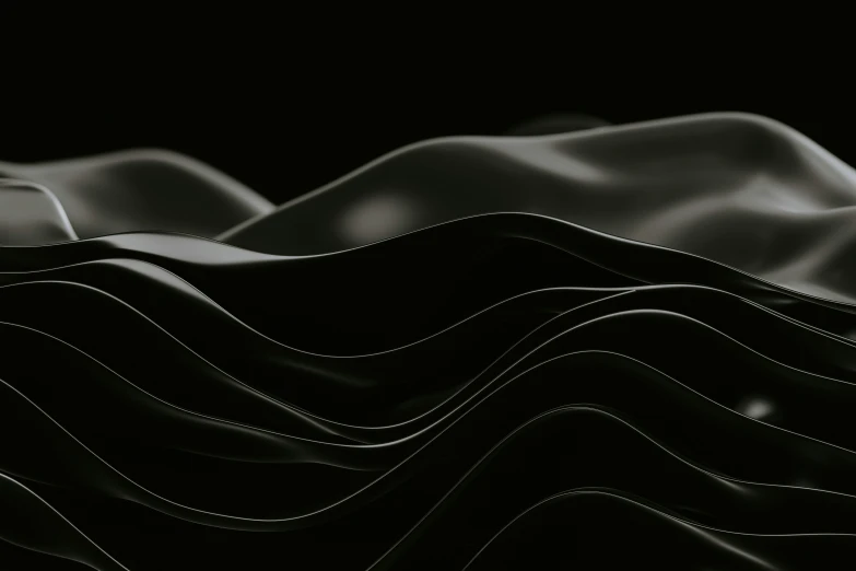 an abstract pograph of waves in black and white