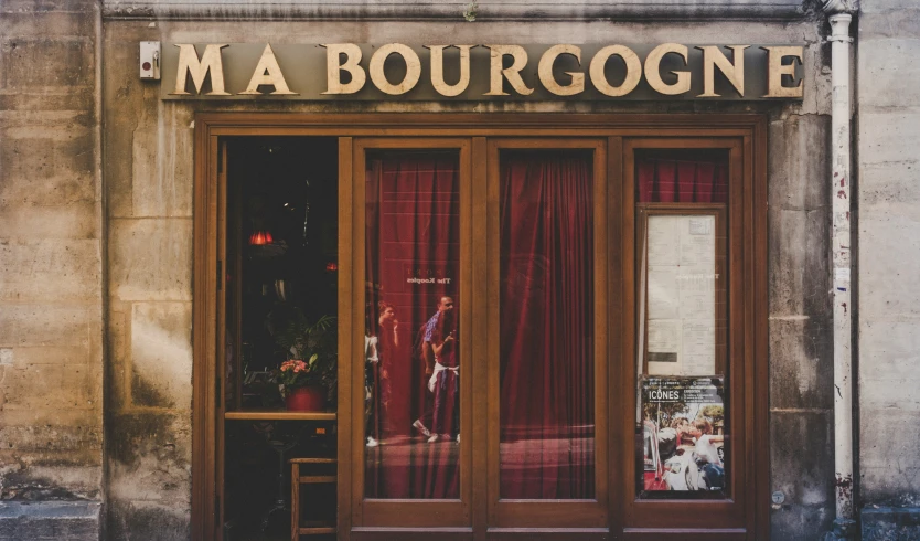 front entrance to the boutique called ma bourgone