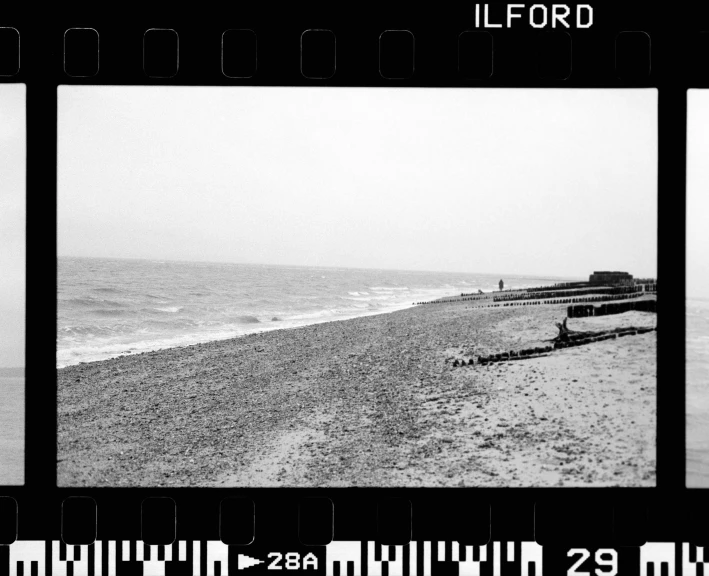 four different pos of a beach with the same picture