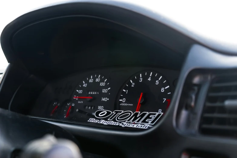 the dashboard and instrument in a car are visible