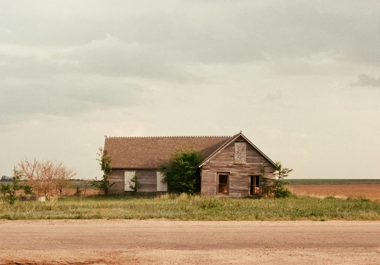 a very old abandoned house in the country side