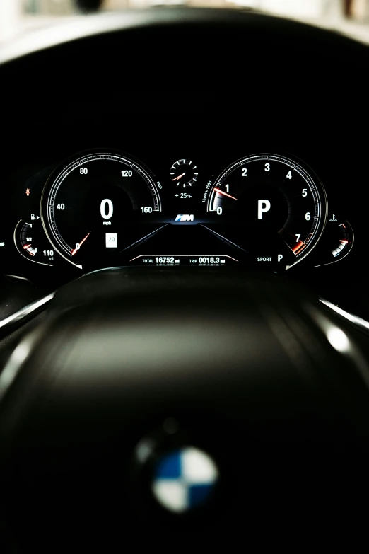 a meter and dashboard cluster in a vehicle